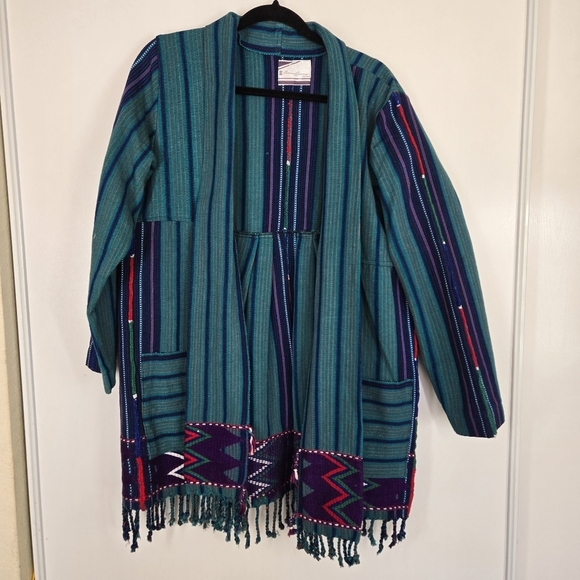 Vintage Bonnie Bowman Designs Statement Jacket Blazer Artsy Wearable Art To Wear - Picture 3 of 17